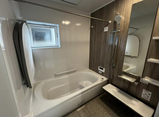 【未入居】入間郡毛呂山町市場中古住宅の浴室|綺麗なお風呂です！