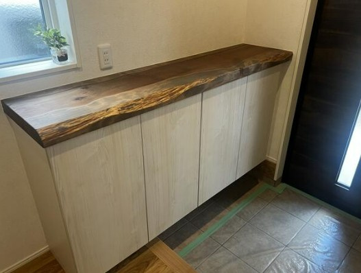 【未入居】入間郡毛呂山町市場中古住宅の玄関|シューズボックス