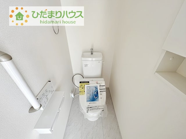 【トイレ】 | 牛久市さくら台1丁目4期　新築戸建　1号棟 | トイレは1F、2F共に完備！取り合いになることがありませんね(^^)/
