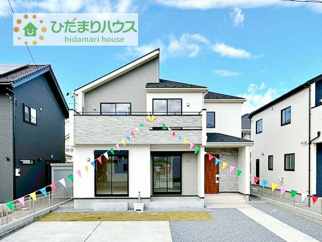 【外観】 | 牛久市さくら台1丁目4期　新築戸建　1号棟 | デザイナーズのようなお洒落な外観です(^^♪