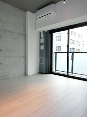 【居間・リビング】 | 新品家具付きマンション神田佐久間町2(KaGood東京)