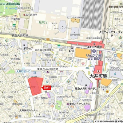 【地図】 | シティタワー大井町