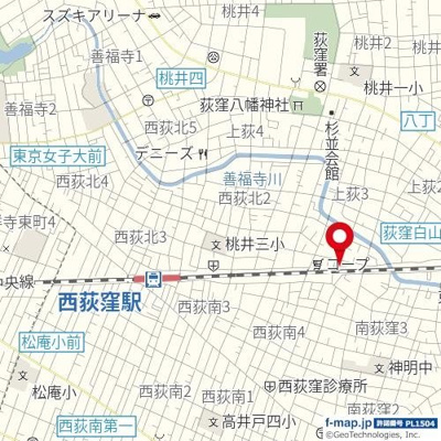 【地図】 | ラフィネ西荻