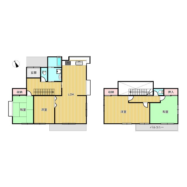 坂上町　　フルリフォーム済みの間取り|４LDK　フルリフォーム済み