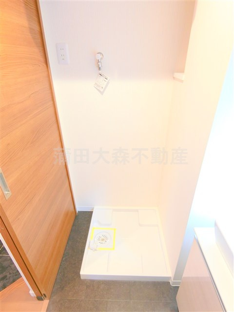 ウェルスクエアイズム蒲田@仲介手数料無料の設備|洗濯機置き場