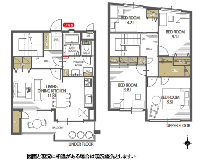 【間取り】 | アンビエント小倉C棟（A-12）