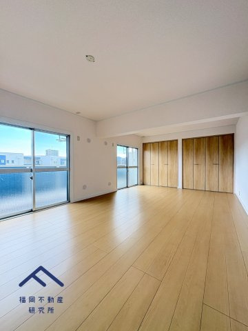 下大利団地27の洋室