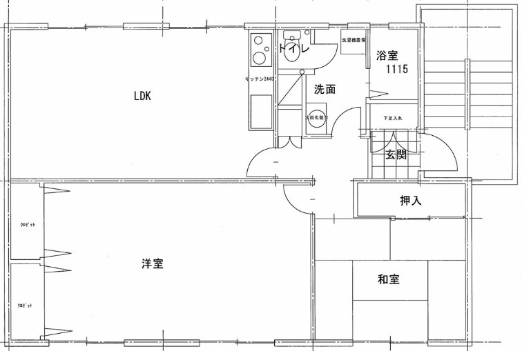 下大利団地27の間取り