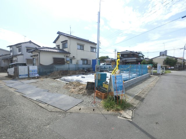 佐賀市朝日町1期1区画の外観|建築中