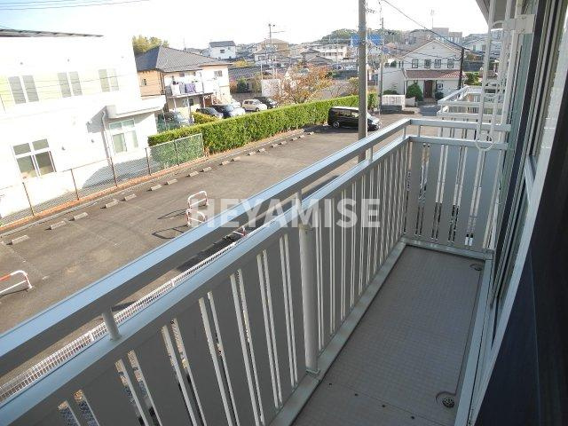 アルペジオ久原B棟のバルコニー