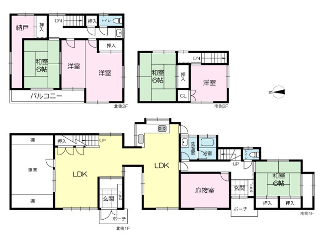 【間取り】 | 姫路市緑台1丁目オーナーチェンジ戸建