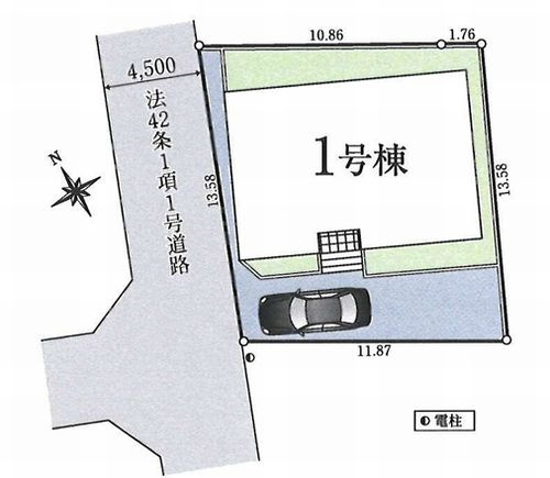 【区画図】 | 【仲介手数料０円】相模原市緑区町屋第34　新築一戸建て | 相模原市緑区町屋第34　新築一戸建て