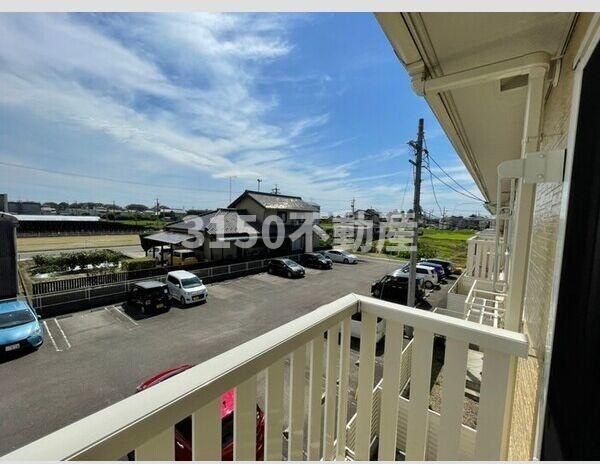 サンライズのバルコニー