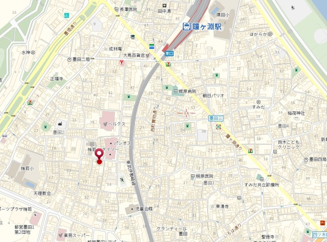 ガーデンズメゾンＡの地図|★案内図★