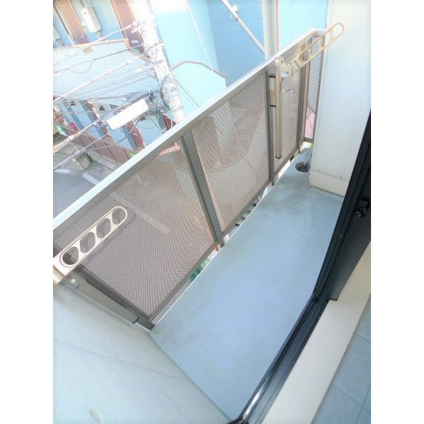 メション志木のバルコニー