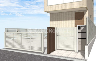 【外観パース】 | 西区新町３丁目へーベルハウスB棟