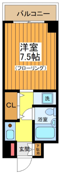 【間取り】 | フォレスト駒沢 | ＊実際の間取りは反転タイプとなります。