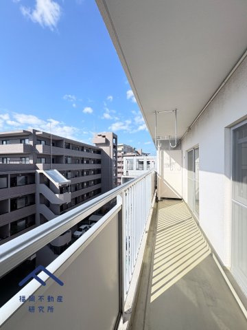 ロワールマンション大橋5のバルコニー