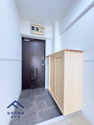 ロワールマンション大橋5の玄関