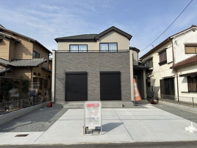 明石市沢野２丁目新築戸建の前面道路含む現地写真