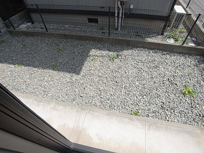 【庭】 | ビーラインミフネ1号館 | 専用庭スペース