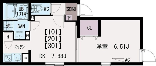 【間取り】 | IXO竹ノ塚