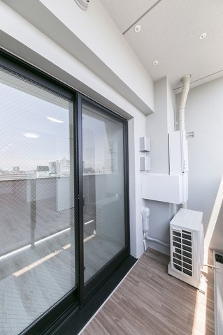 ライオンズフォーシア清澄白河のバルコニー