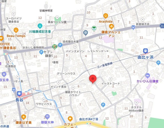 Ｂｒｅｅｚｅ　Ｙｕｉｇａｈａｍａの地図