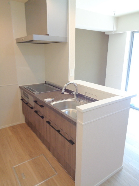 Ｂｒｅｅｚｅ　Ｙｕｉｇａｈａｍａのキッチン|火を使わないので安心ＩＨクッキングヒーター