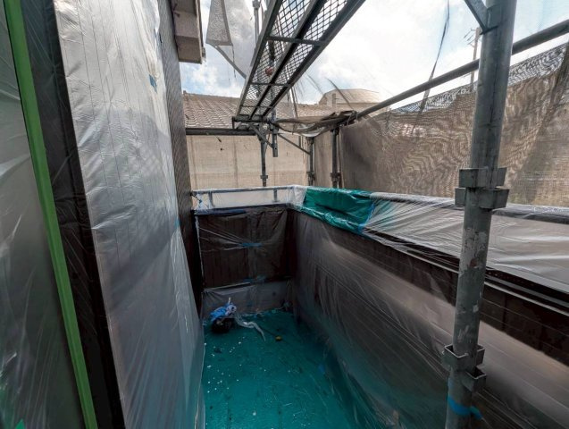 川西市鴬の森戸建のバルコニー