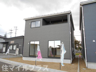 【外観】 | 郡山市大槻町三角田新築一戸建て5棟 | 建物外観を気になさる方へ、見た目の良い物件です