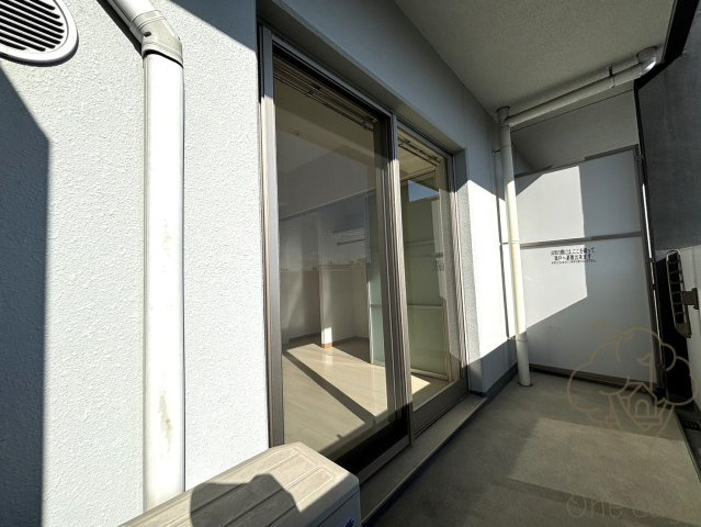 トレヴァンス梅田のバルコニー