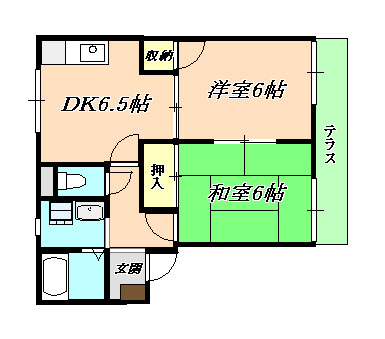 神戸市垂水区本多聞１丁目のアパート