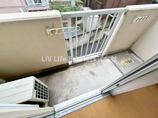 東村山市栄町３丁目の賃貸マンションのバルコニー