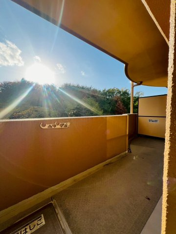 朝日プラザ三木自由が丘本町のバルコニー