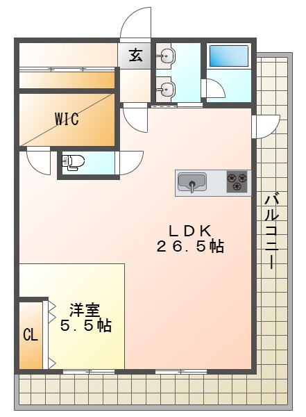 朝日プラザ三木自由が丘本町の間取り