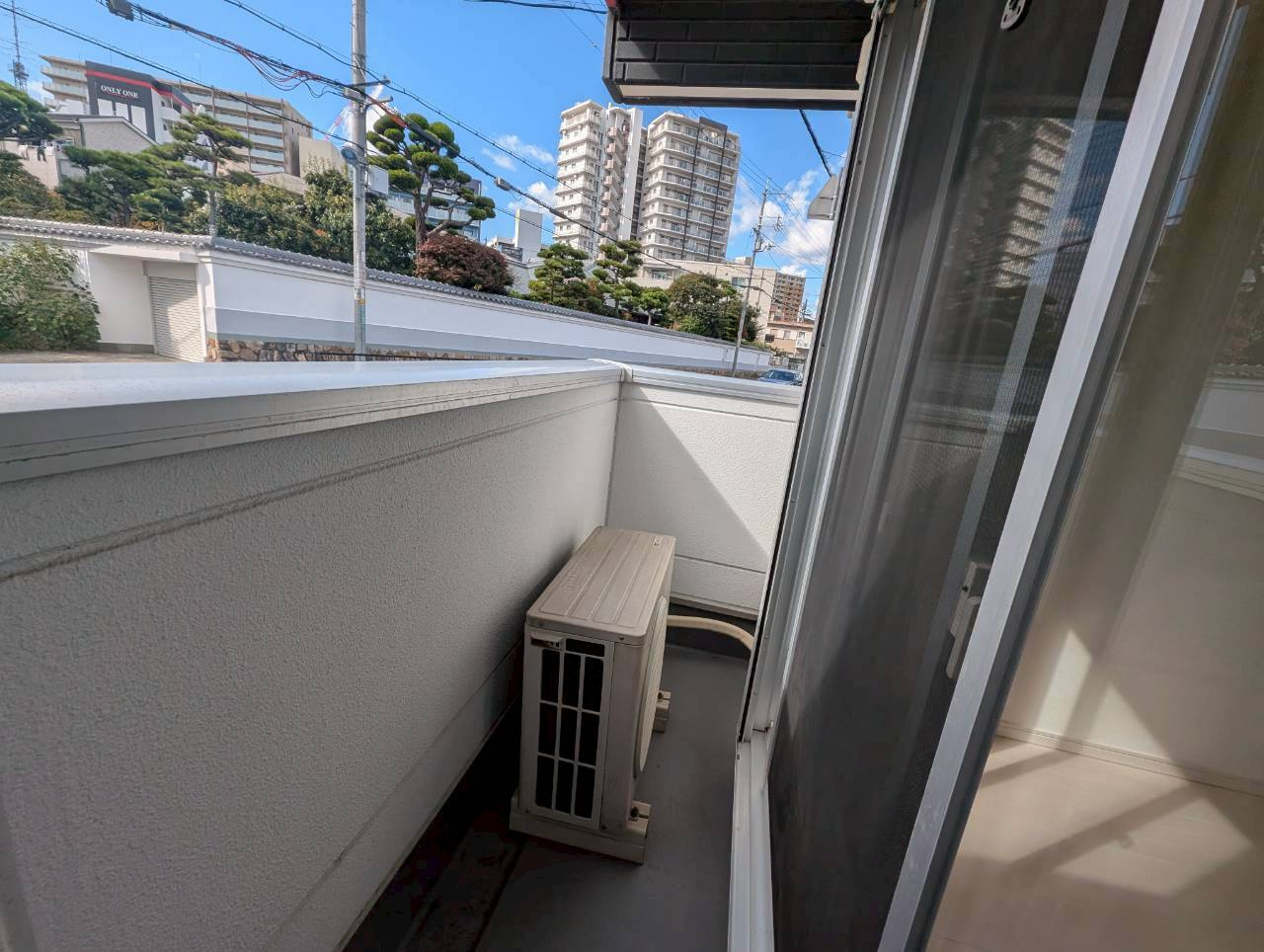 クレインビル小戸のバルコニー