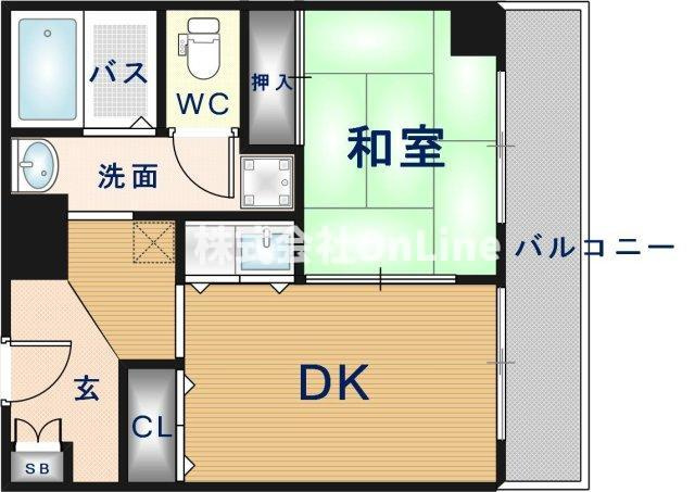 アーバンエース上本町パルの間取り