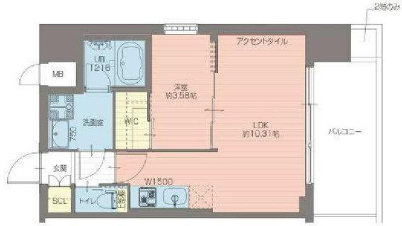 プレジオ弁天町ASIANの間取り