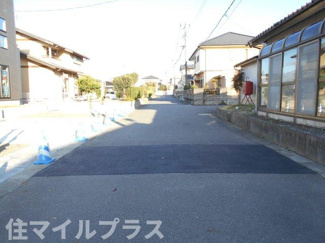 【前面道路含む現地写真】 | 郡山市安積町笹川新築一戸建て2棟 | 前面道路含む現地写真です