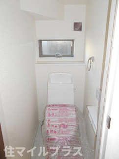 【トイレ】 | 郡山市安積町笹川新築一戸建て2棟 | シンプルで使いやすいトイレです