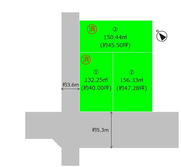 岸和田市別所町3丁目　土地