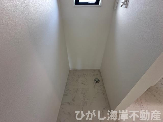 茅ヶ崎市平和町　新築戸建　全２棟のランドリースペース|洗濯機置場