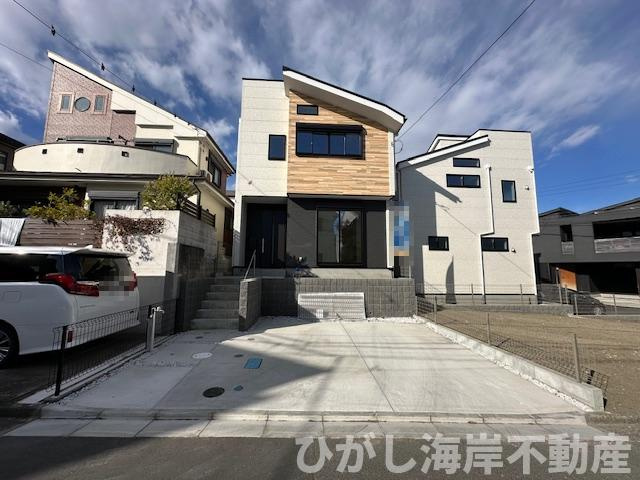 茅ヶ崎市平和町　新築戸建　全２棟の外観|現地外観