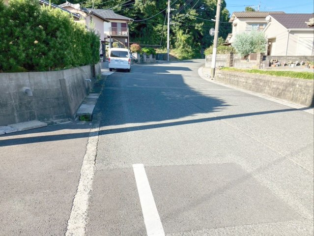 飯塚市大分　中古戸建の前面道路含む現地写真|前面道路の様子です！