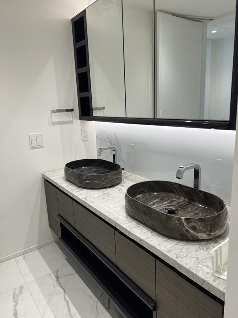 パークマンション鳥居坂の洗面所