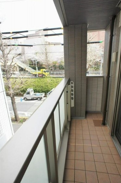 メゾンパルクのバルコニー