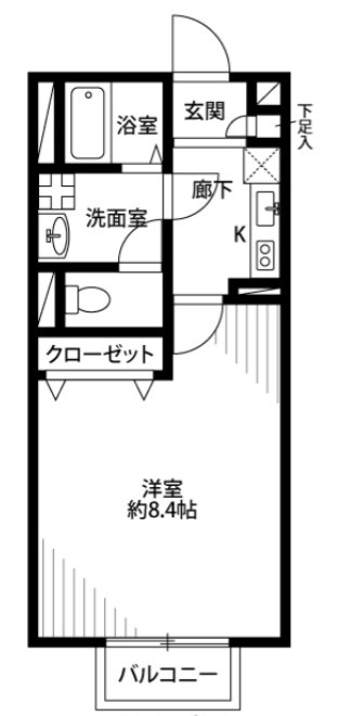 アムール Amicalの間取り