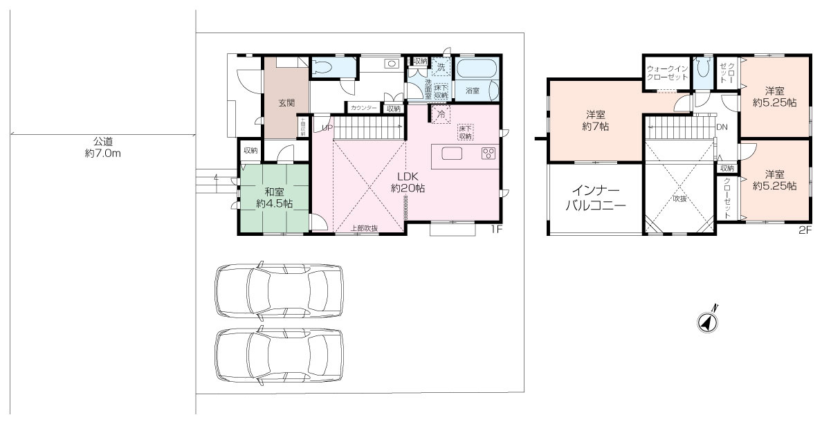 ～スケルトン階段・ペニンシュラキッチン等採用の1棟～ 望洋台新築戸建 の画像