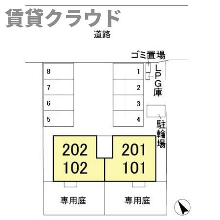 リヴェールの区画図